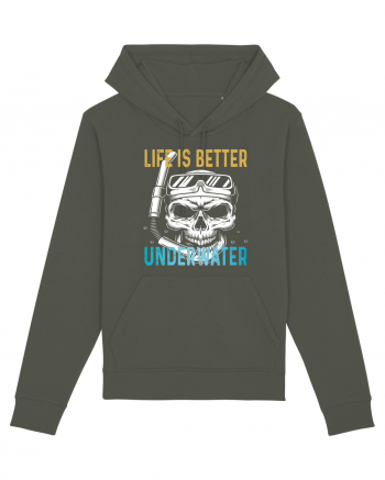 Life Is Better Underwater Khaki