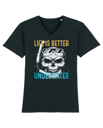 Life Is Better Underwater Black