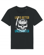 Life Is Better Underwater Tricou mânecă scurtă Unisex Rocker