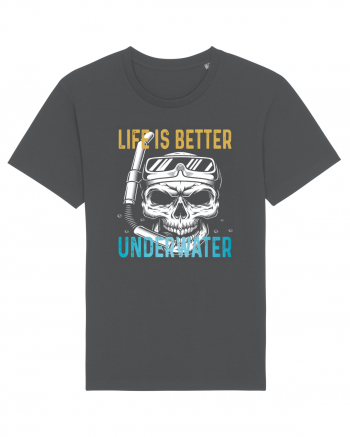 Life Is Better Underwater Anthracite