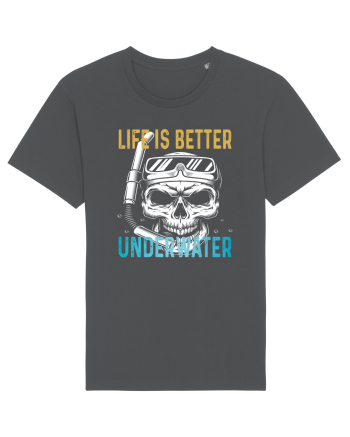 Life Is Better Underwater Anthracite
