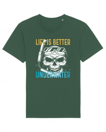 Life Is Better Underwater Bottle Green
