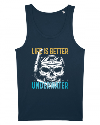 Life Is Better Underwater Navy