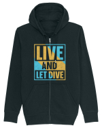 Life Is Better Underwater Hanorac cu fermoar Unisex Connector