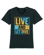 Life Is Better Underwater Tricou mânecă scurtă guler V Bărbat Presenter