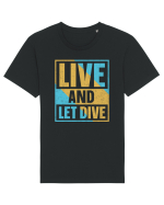 Life Is Better Underwater Tricou mânecă scurtă Unisex Rocker