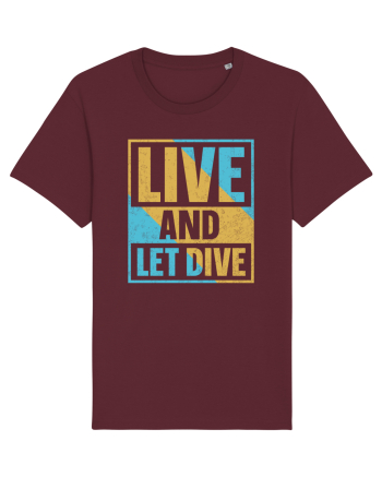 Life Is Better Underwater Burgundy