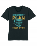 Retirement Plan Scuba Diving Tricou mânecă scurtă guler V Bărbat Presenter