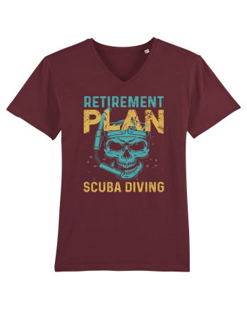 Retirement Plan Scuba Diving Burgundy