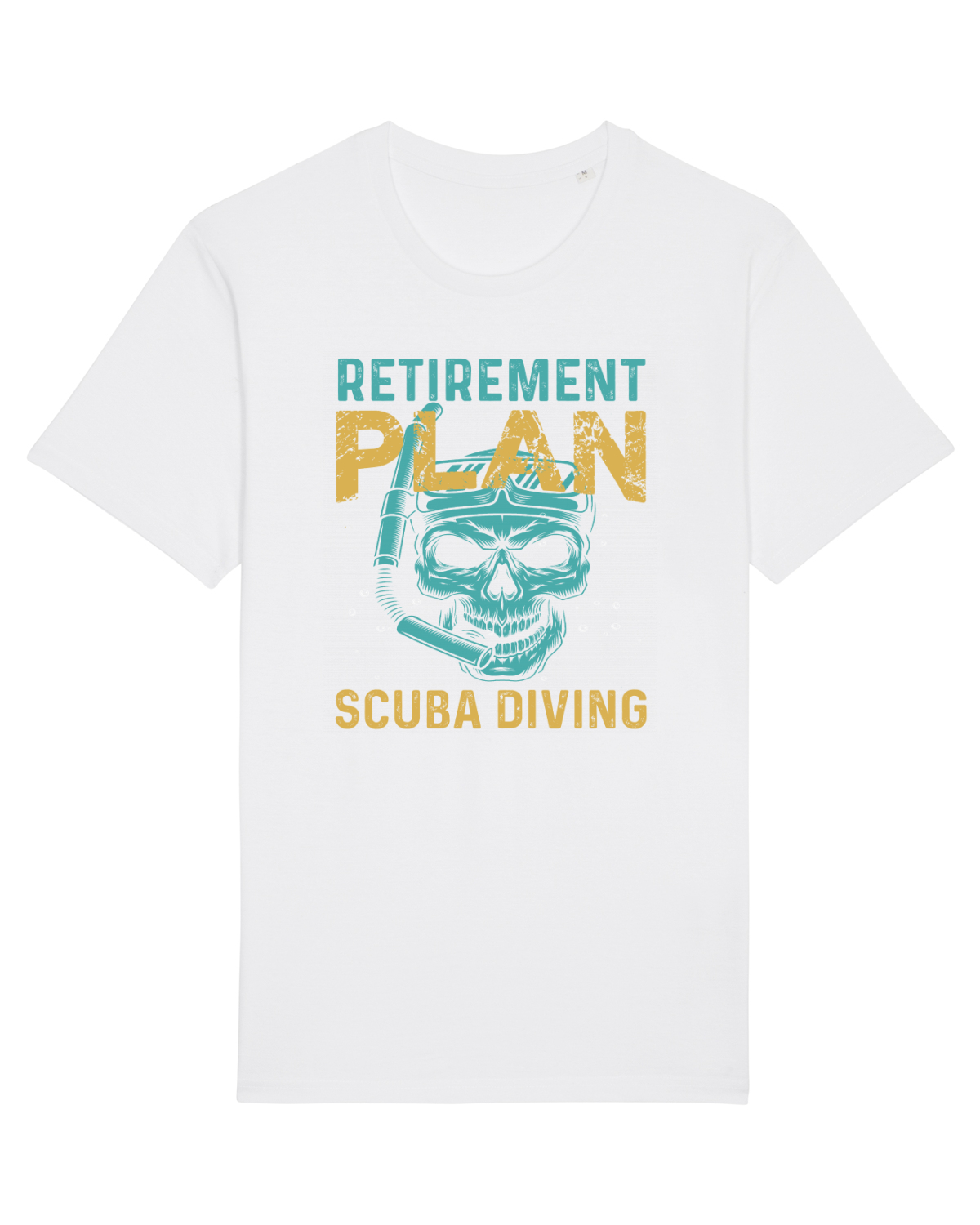Tricou mânecă scurtă Unisex Rocker White
