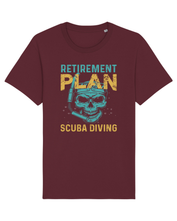 Retirement Plan Scuba Diving Burgundy
