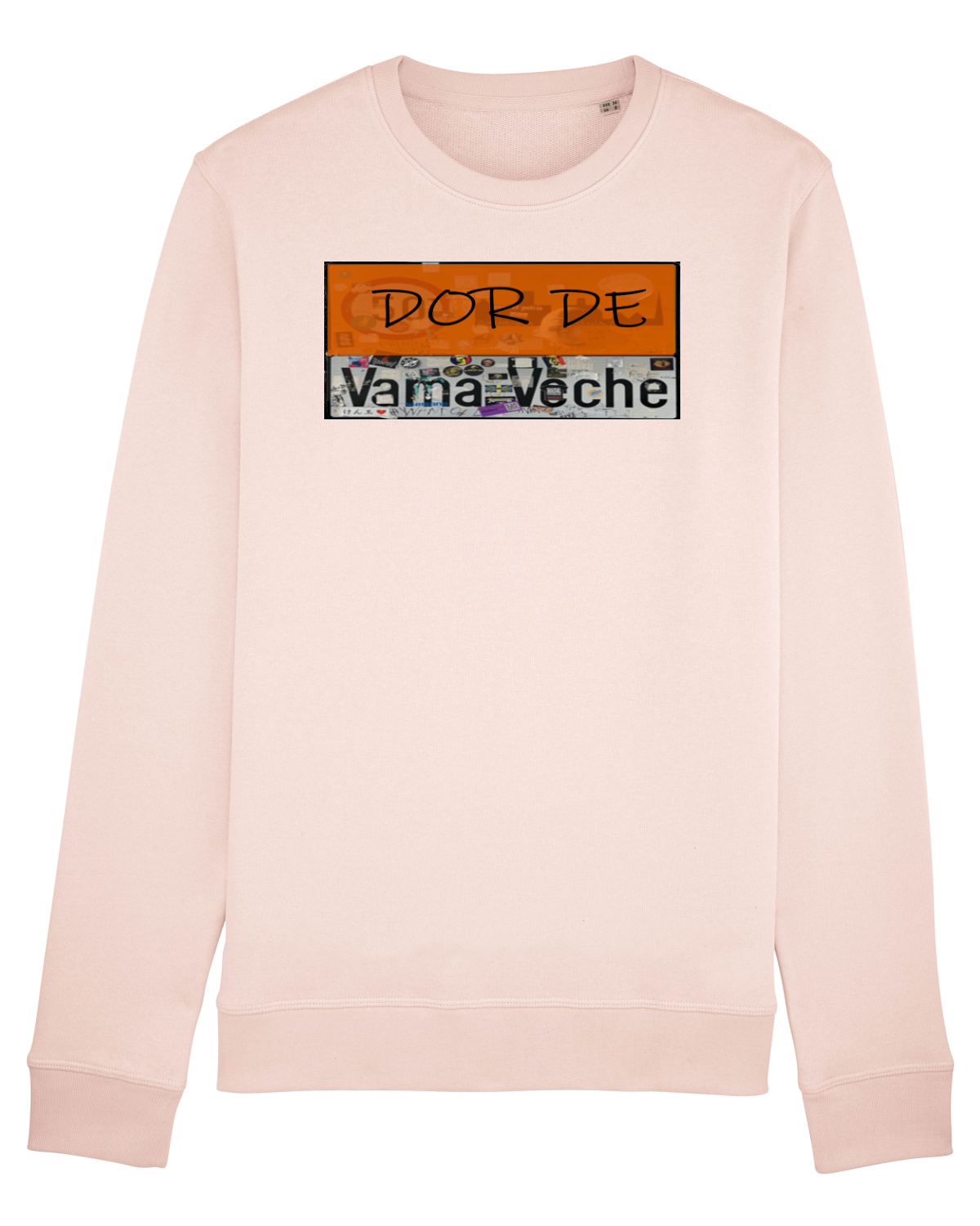 Bluză mânecă lungă Unisex Rise Candy Pink