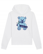 Don't Touch Me - Blue Teddy Bear Hanorac Unisex Drummer