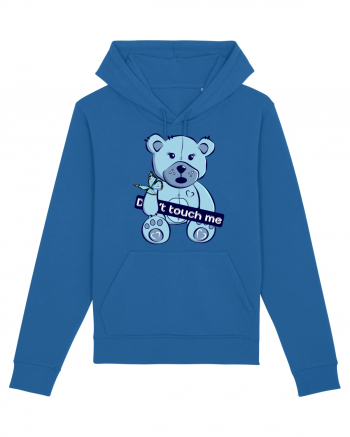 Don't Touch Me - Blue Teddy Bear Royal Blue