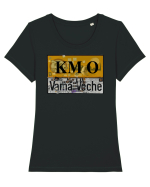 KM Zero Vama Veche Tricou mânecă scurtă guler larg fitted Damă Expresser