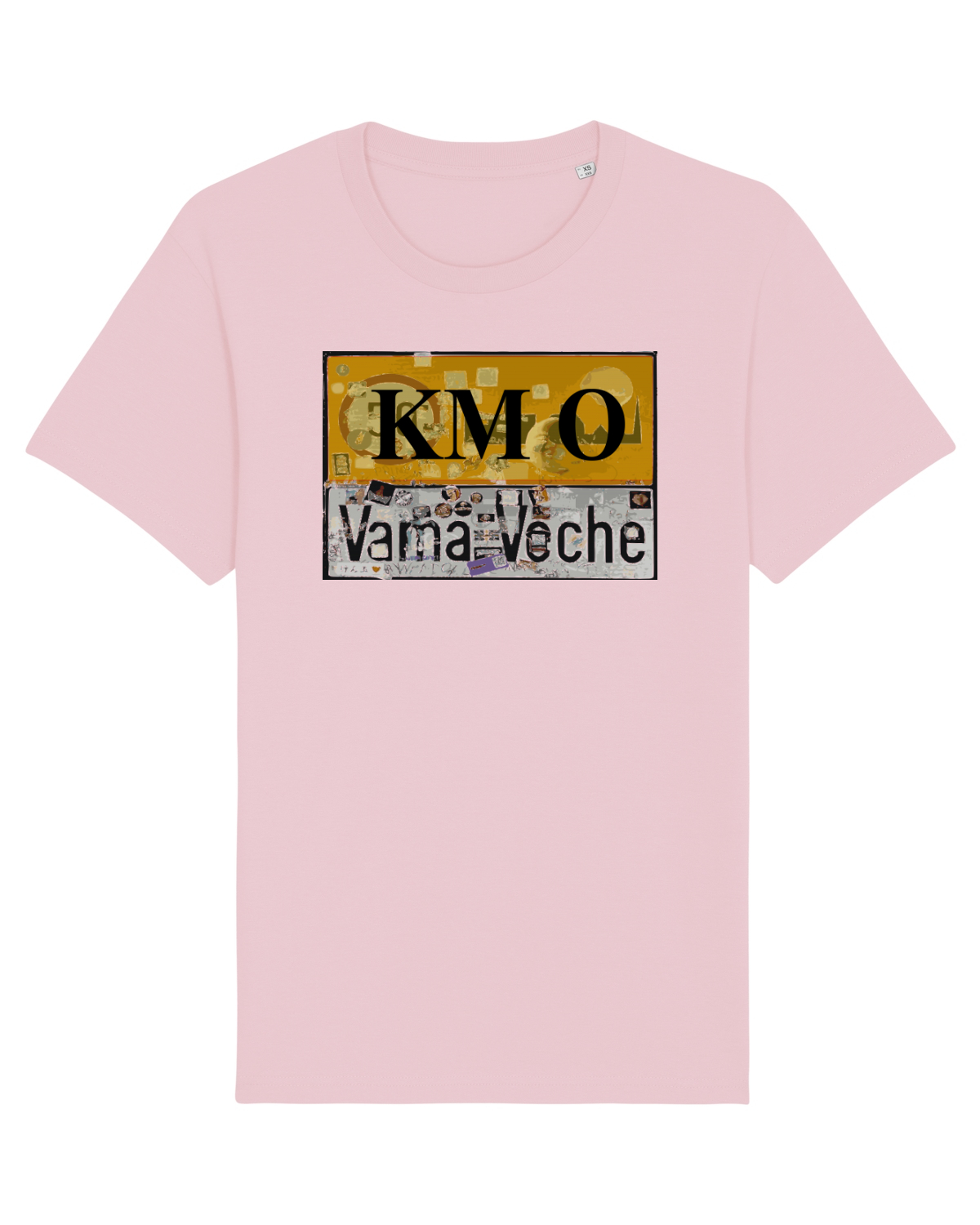 Tricou mânecă scurtă Unisex Rocker Cotton Pink