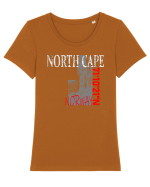North Cape Tricou mânecă scurtă guler larg fitted Damă Expresser