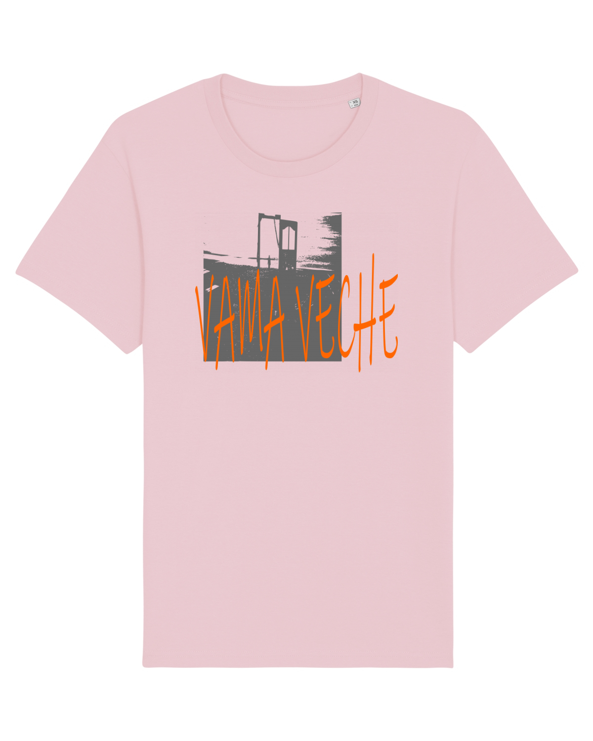 Tricou mânecă scurtă Unisex Rocker Cotton Pink