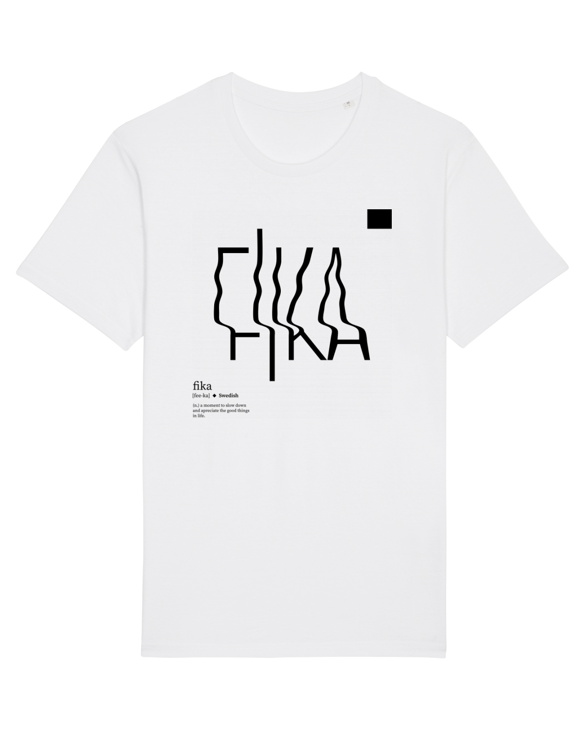 Tricou mânecă scurtă Unisex Rocker White