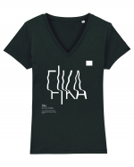 FIKA - Appreciation Tricou mânecă scurtă guler V Damă Evoker
