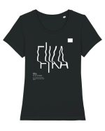 FIKA - Appreciation Tricou mânecă scurtă guler larg fitted Damă Expresser