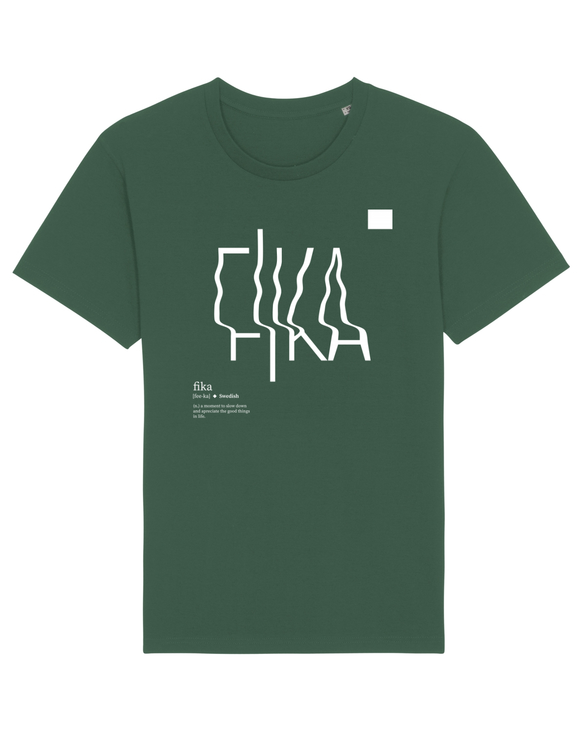Tricou mânecă scurtă Unisex Rocker Bottle Green