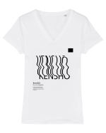 KENSHO -  Zen experience Tricou mânecă scurtă guler V Damă Evoker