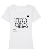 KENSHO -  Zen experience Tricou mânecă scurtă guler larg fitted Damă Expresser