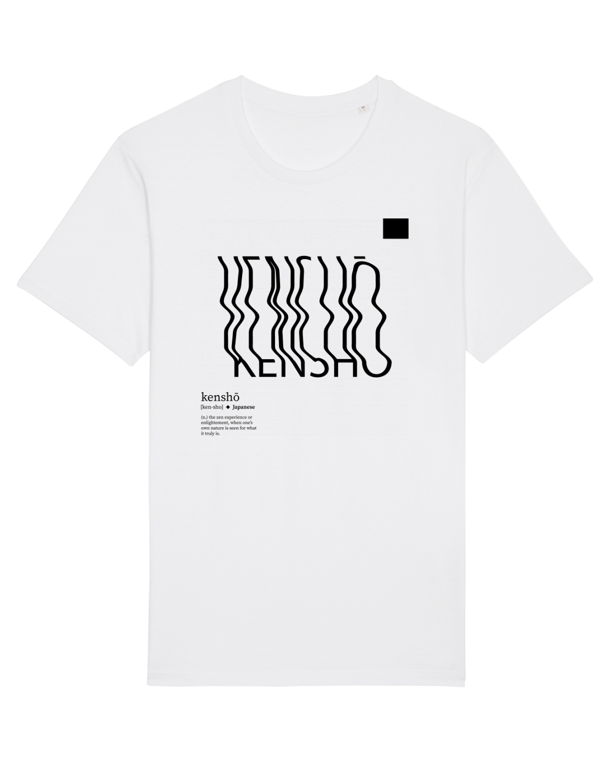 Tricou mânecă scurtă Unisex Rocker White