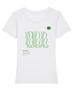 KENSHO -  Zen experience Tricou mânecă scurtă guler larg fitted Damă Expresser