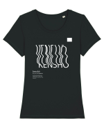 KENSHO -  Zen experience Tricou mânecă scurtă guler larg fitted Damă Expresser