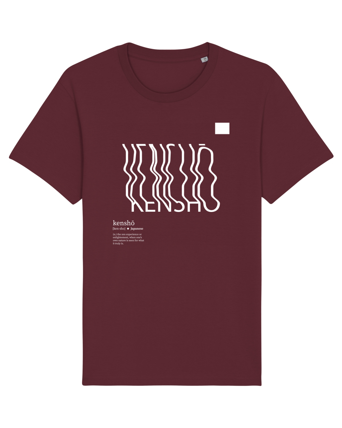 Tricou mânecă scurtă Unisex Rocker Burgundy