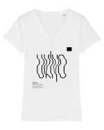 UKIYO -  living the moment Tricou mânecă scurtă guler V Damă Evoker