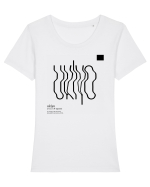 UKIYO -  living the moment Tricou mânecă scurtă guler larg fitted Damă Expresser
