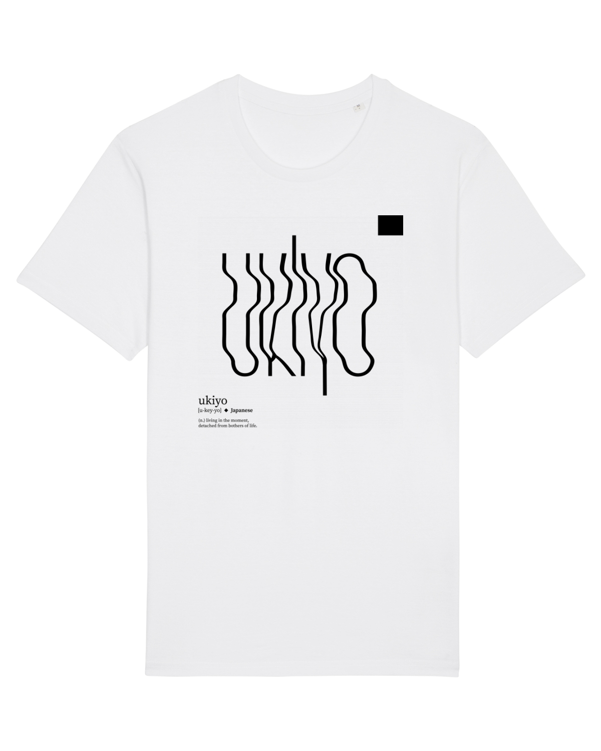 Tricou mânecă scurtă Unisex Rocker White