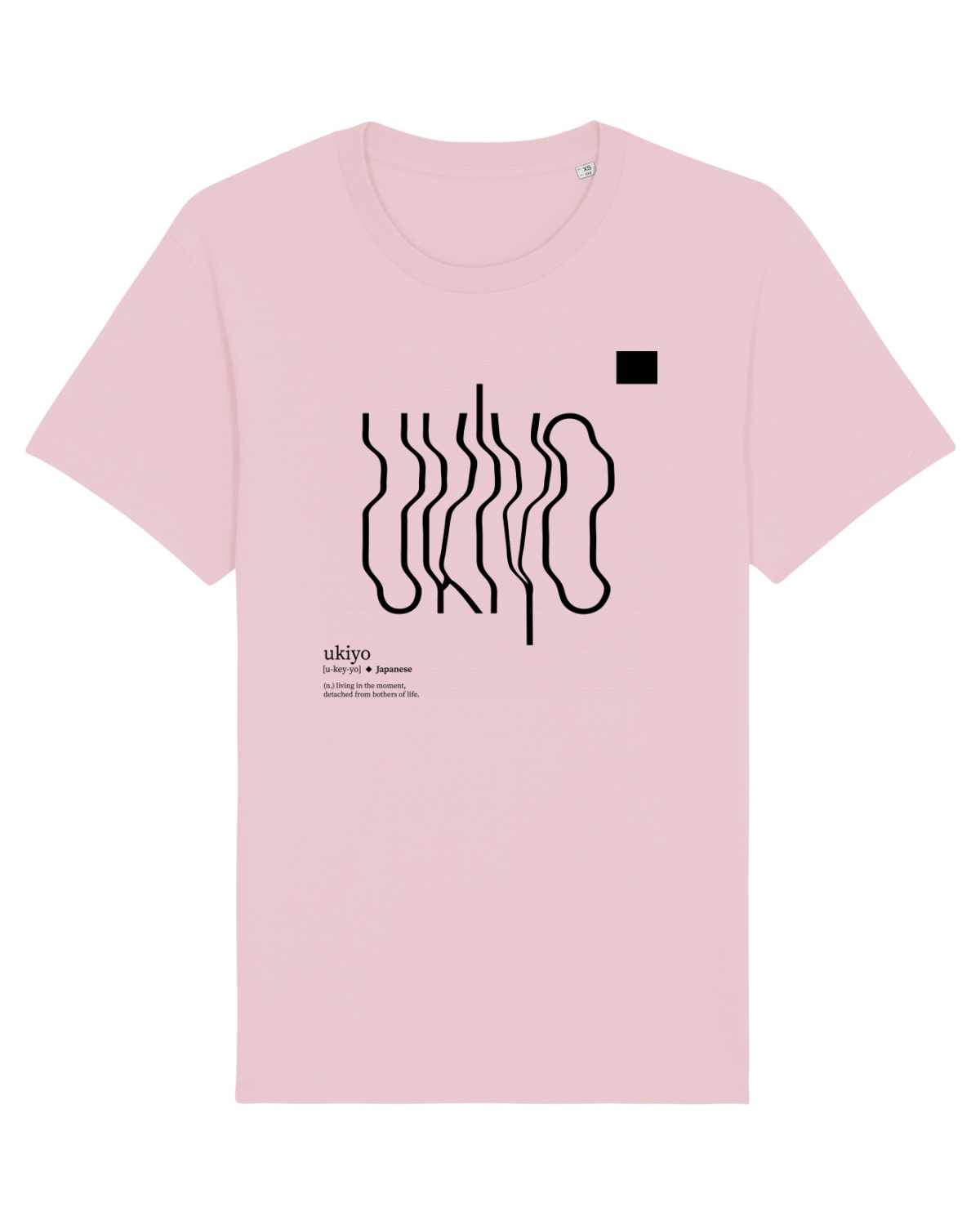 Tricou mânecă scurtă Unisex Rocker Cotton Pink