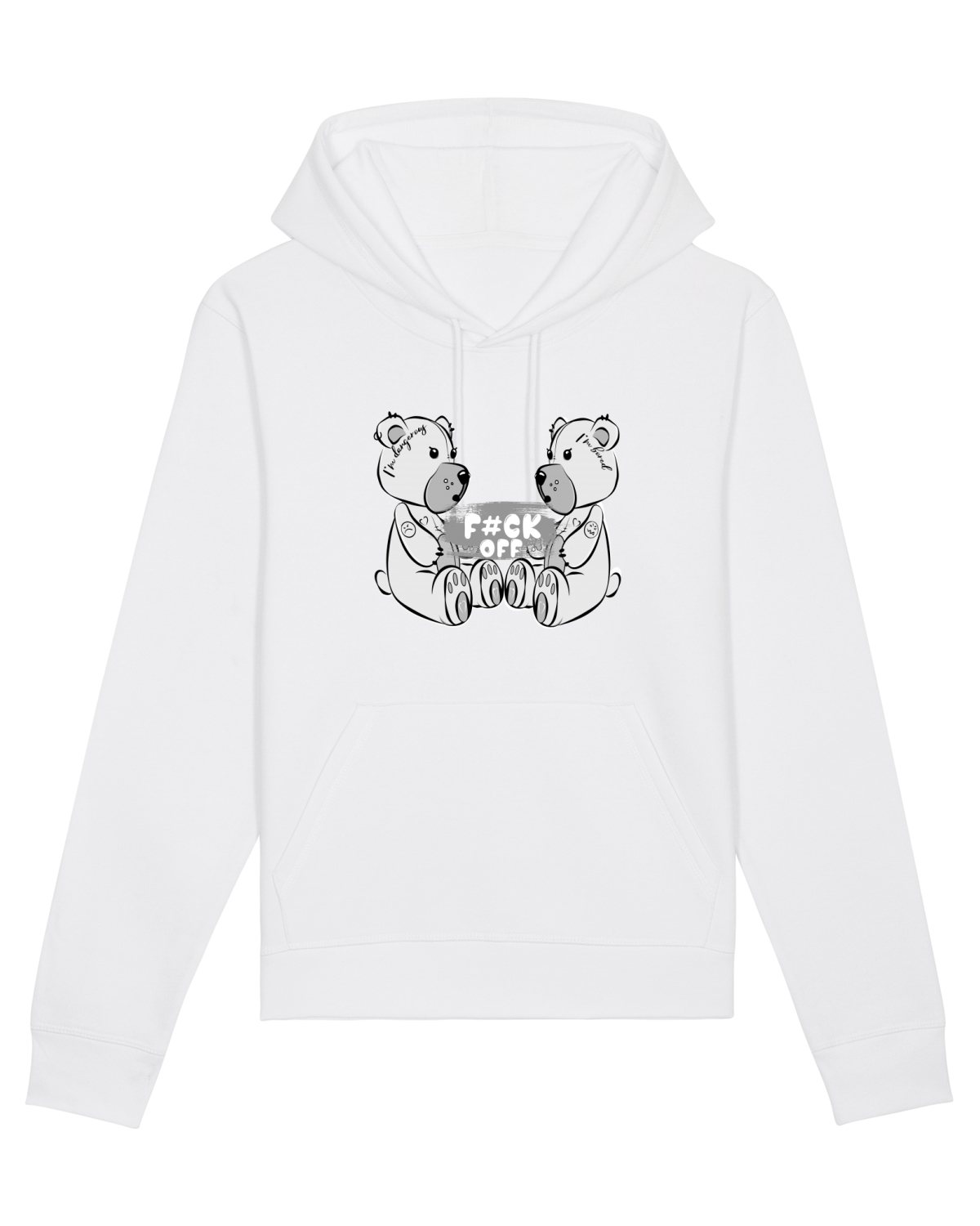 Hanorac Unisex Drummer White
