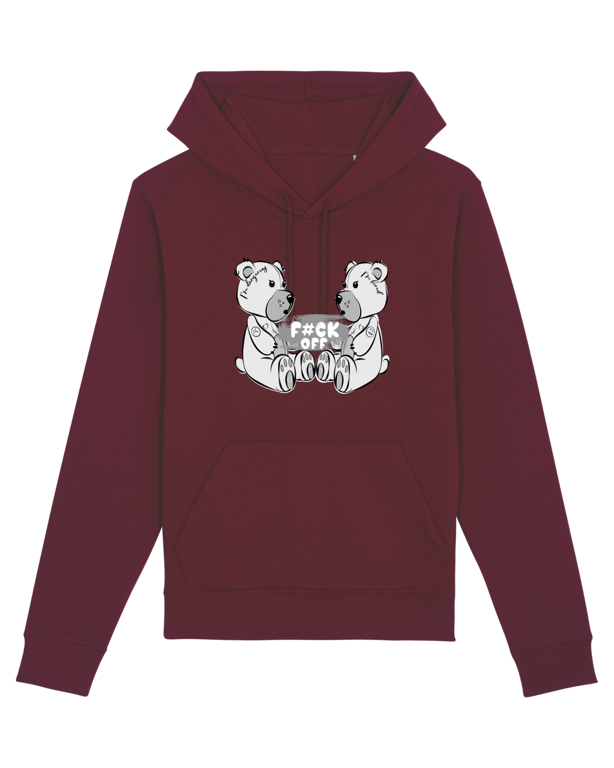Hanorac Unisex Drummer Burgundy