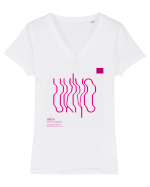 UKIYO -  living the moment Tricou mânecă scurtă guler V Damă Evoker