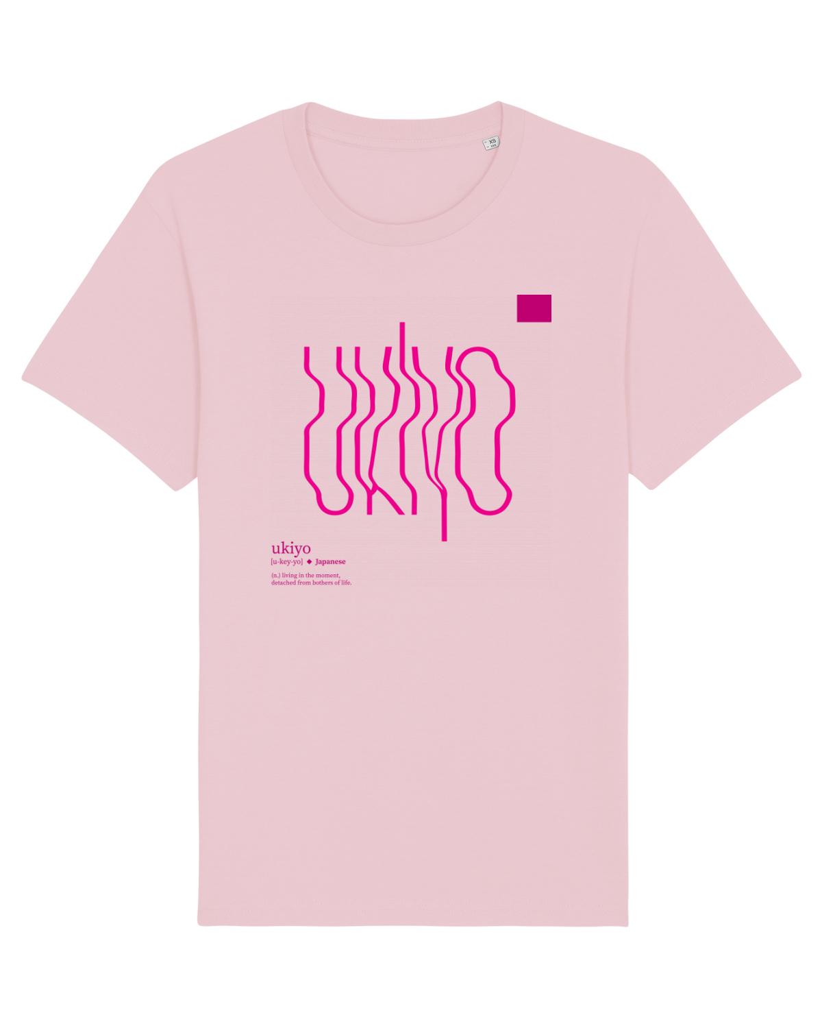 Tricou mânecă scurtă Unisex Rocker Cotton Pink