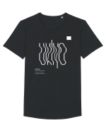 UKIYO -  living the moment Tricou mânecă scurtă guler larg Bărbat Skater