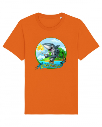 BEACH SHARK Bright Orange