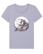 BEACH SHARK Monocrom 1 Tricou mânecă scurtă guler larg fitted Damă Expresser