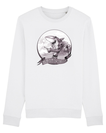 BEACH SHARK Monocrom 1 White