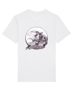 BEACH SHARK Monocrom 1 Tricou mânecă scurtă Unisex Rocker