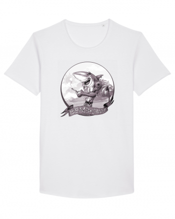 BEACH SHARK Monocrom 1 White