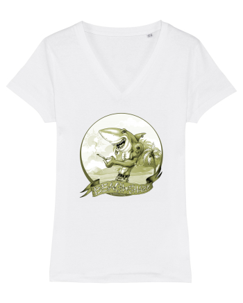 BEACH SHARK Monocrom 2 White