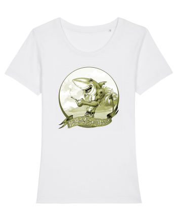 BEACH SHARK Monocrom 2 White