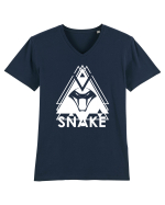 Snake Tricou mânecă scurtă guler V Bărbat Presenter