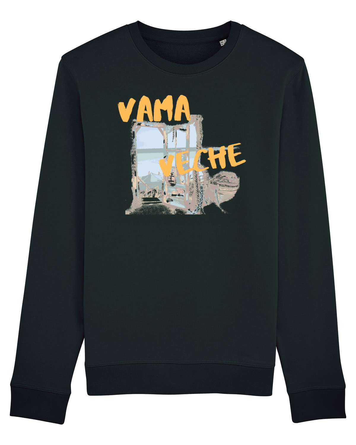 Bluză mânecă lungă Unisex Rise Black